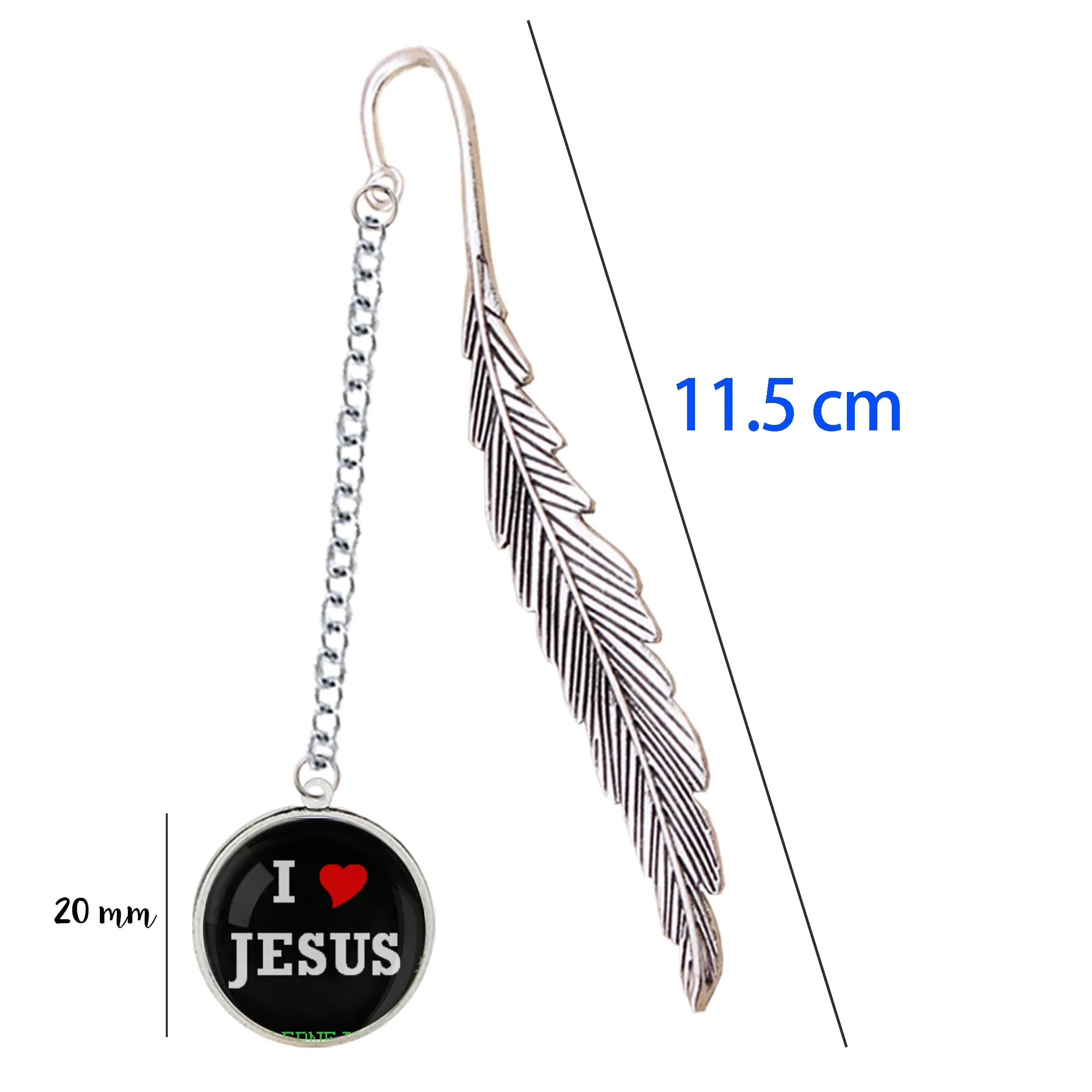 Металлическая Закладка буква I Love Jesus Christian Binder индексный разделитель mate Marker notebook