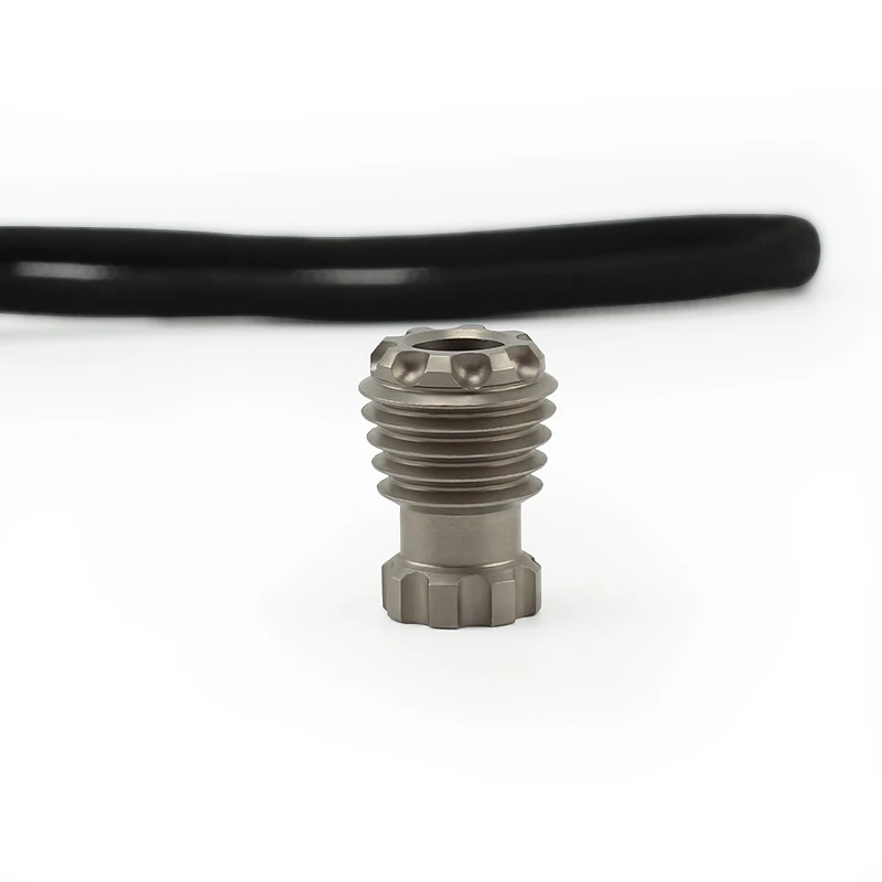 Маленький нож из титанового сплава бусины Паракорд зонт веревка шнур уличные