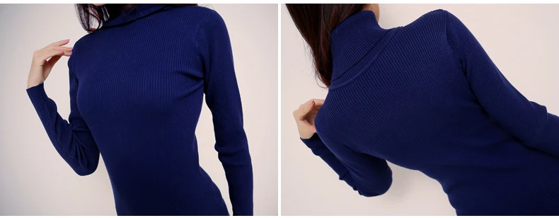 Женское трикотажное платье свитер облегающее длинное с высоким воротником