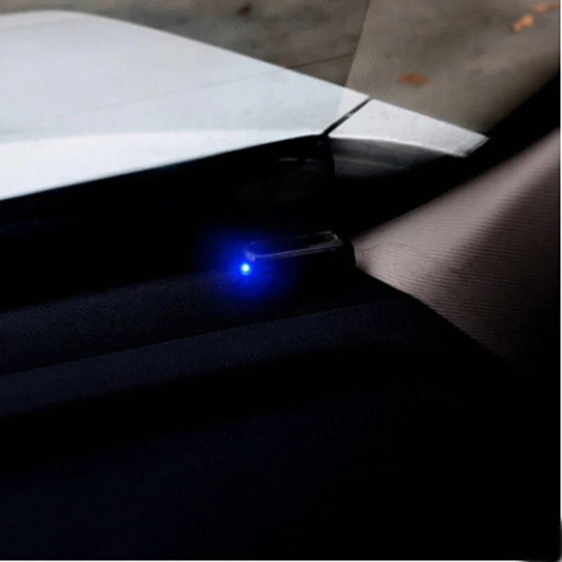 1 шт. автомобильная сигнальная лампа на солнечной энергии система безопасности