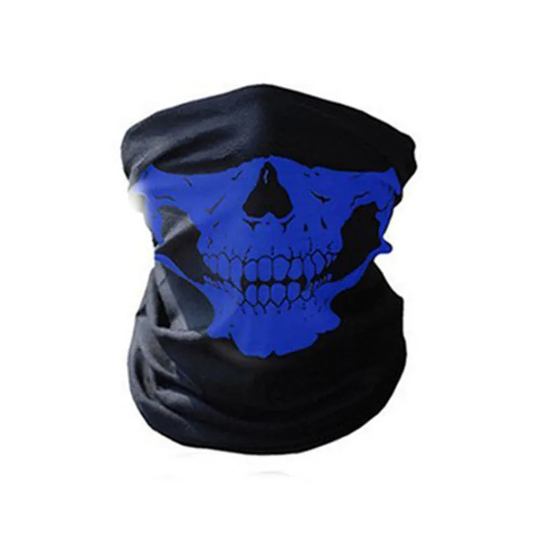 Велосипедный спорт Скелет Лыжная бандана череп Хэллоуин уход за кожей лица маска