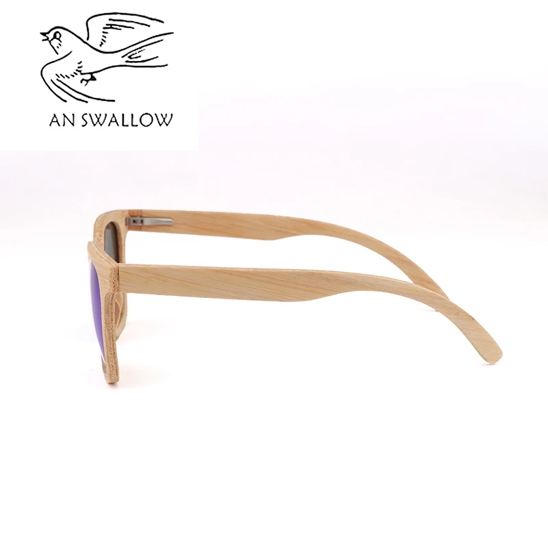 Бамбуковые деревянные винтажные высококачественные солнцезащитные очки ручной