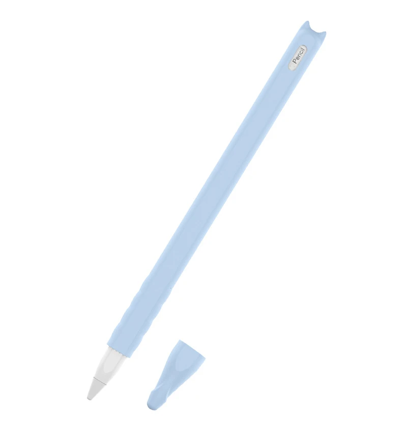 Цветной мягкий силиконовый совместимый для Apple Pencil 2 Чехол совместимый для iPad планшет стилус защитный чехол