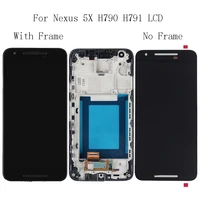 5 2for lg nexus 5x h791 h790 lcd display glass touch screen with frame repair kit replacement digitizerfree shipping tools