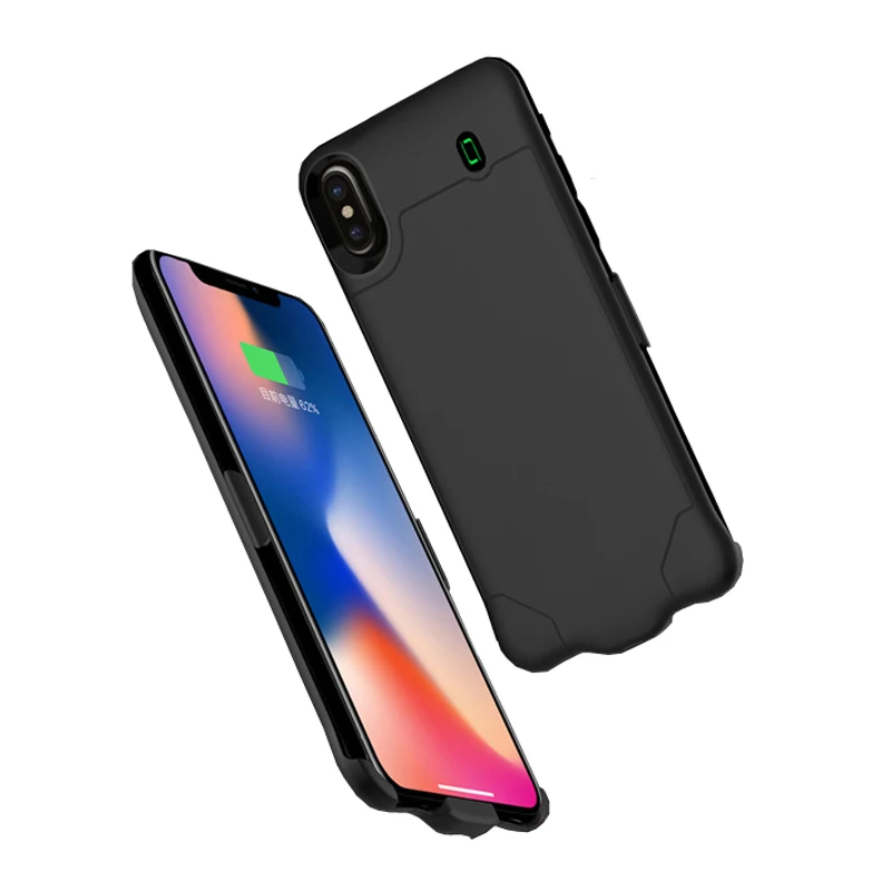 Портативный чехол для зарядки аккумулятора iphone X 6000 мАч аккумулятор iPhone 10