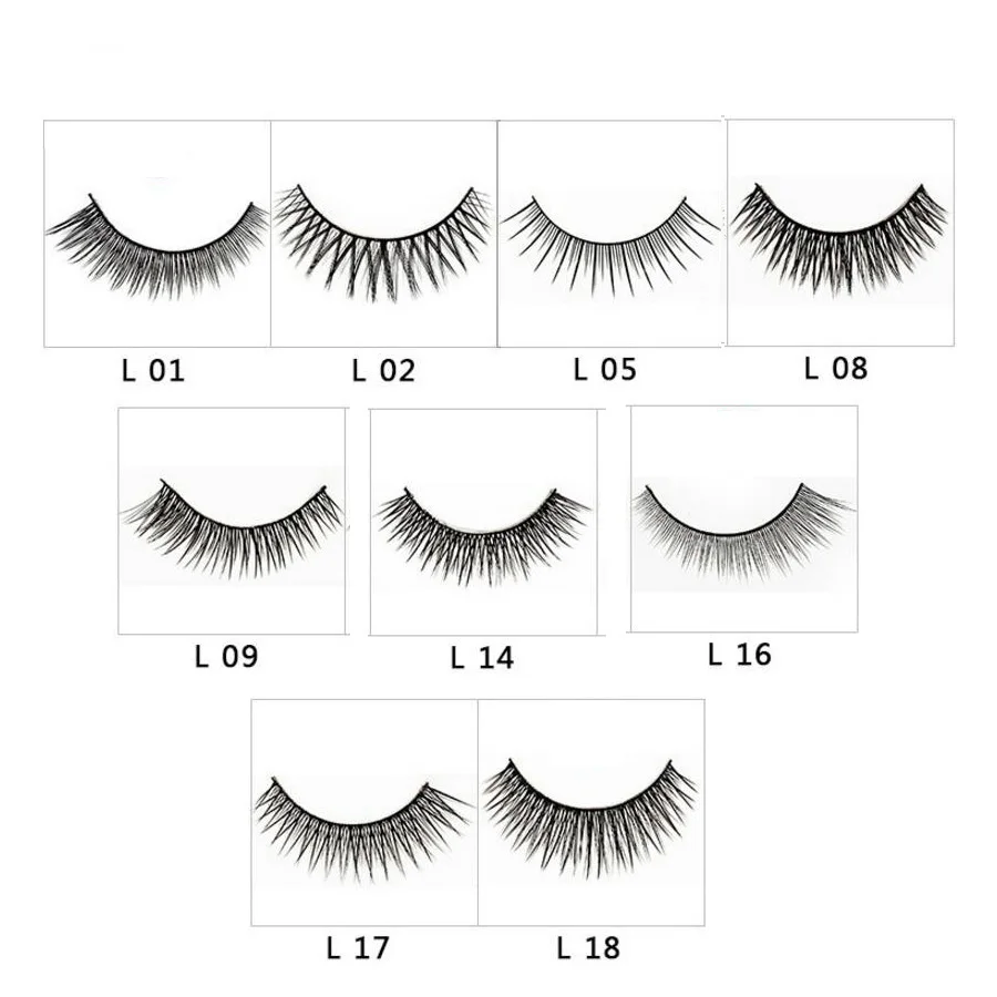 Ресницы Bittb для макияжа объемные Искусственные ресницы увеличения объема глаз 6