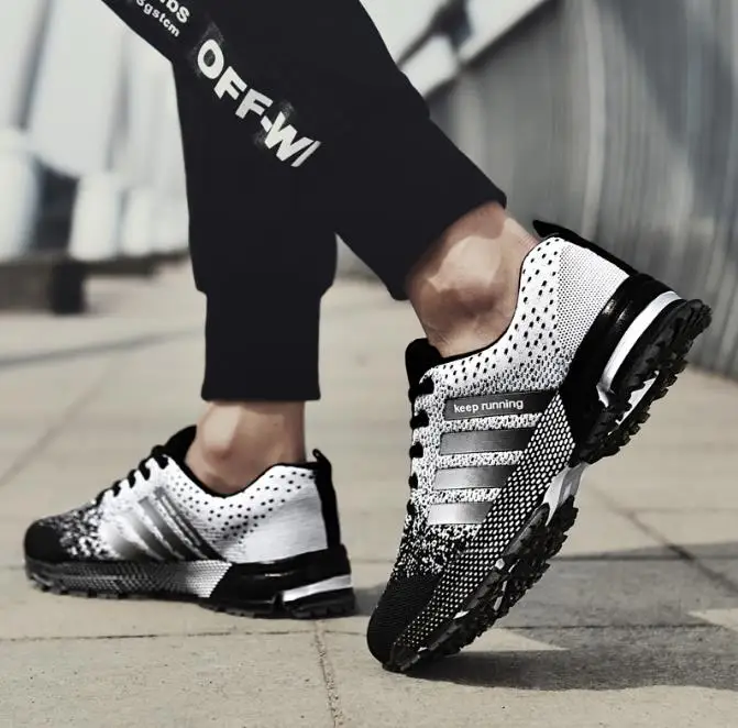 Summer High Quality Hot Unisex Breathable Casual Shoes Lightweight Sneakers For Men Women Non-Slip Walking Big Size 35-48 | Обувь