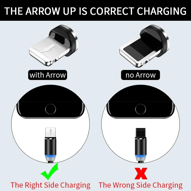 Светодиодный магнитный usb-кабель с индикатором для Iphone Xs Micro Usb кабель 2 м USB C кабель для Xiaomi супер быстрый Магнитный шнур зарядного устройства