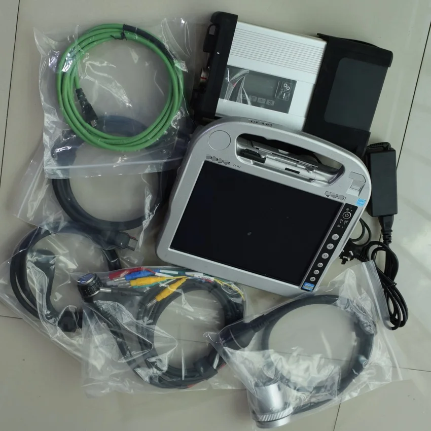 Диагностический инструмент для BMW Icom Next MB Start 5 SD Подключение C5 с CF H2 планшета CFh2