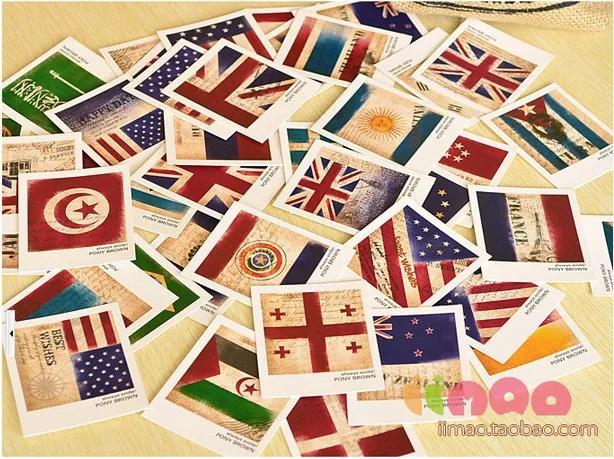 40 шт/ПАК творческий мир живописные открытки фон ломо карты для фото подарок