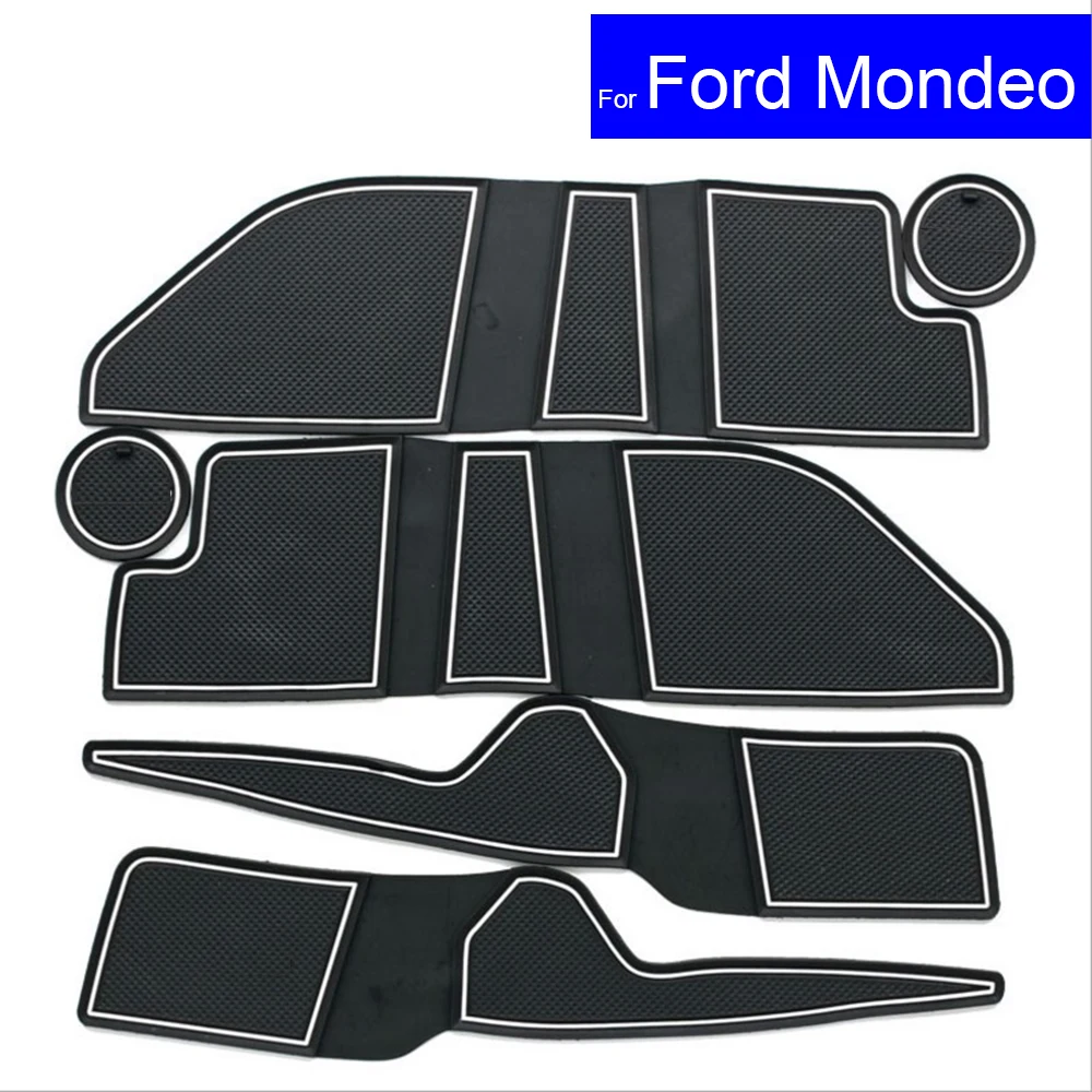 Автомобильные Нескользящие Коврики для дверей коврики ковров держатель чашки Ford