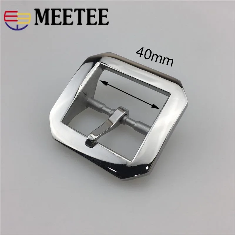 Men Stainless Steel Belt Buckles Metal Pin Buckle For 38-39mm Head DIY Leather Craft Jeans Accessories | Дом и сад