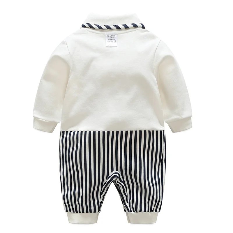 Вечерние комбинезоны для маленьких мальчиков хлопковая одежда с