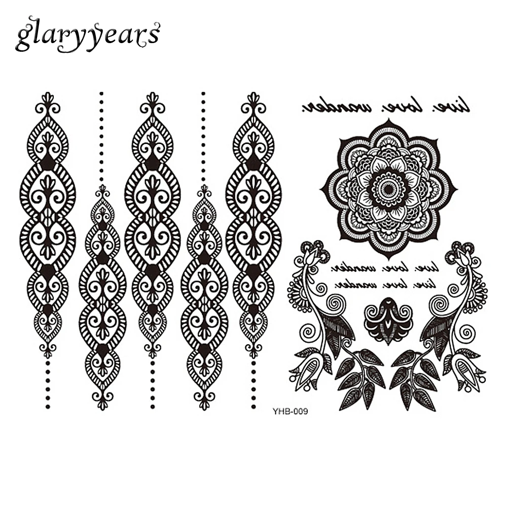 1 шт. классическая черная Цветочная кружевная имитация ювелирных изделий