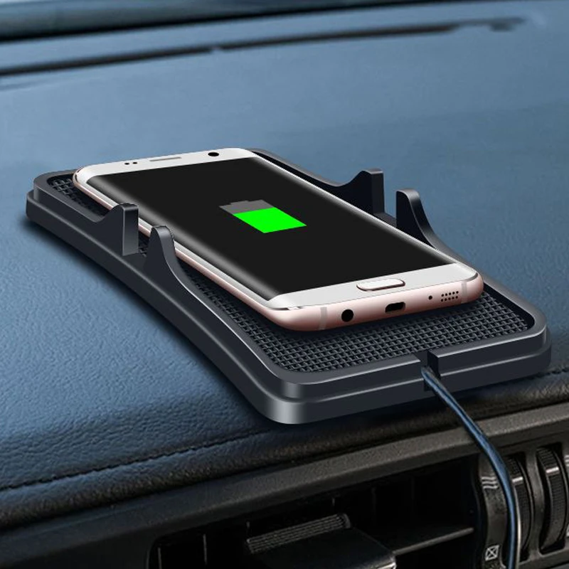 TURATA Qi Беспроводное Автомобильное зарядное устройство для iPhone 8 10 X Plus samsung S6 S7 S8 Edge Stand 5 В/2A зарядная док-станция держатель мобильного телефона