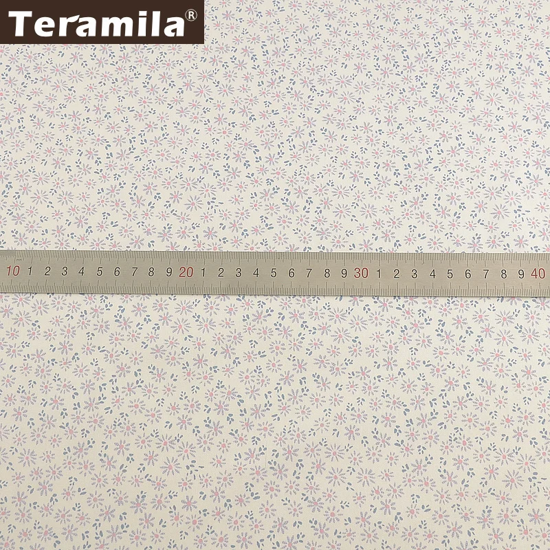 Teramila хлопок Flroal ткань метров Telas Algodon Анкара ткань DIY Tissus платье лоскутное одеяло Beedsheet Подушка для детей