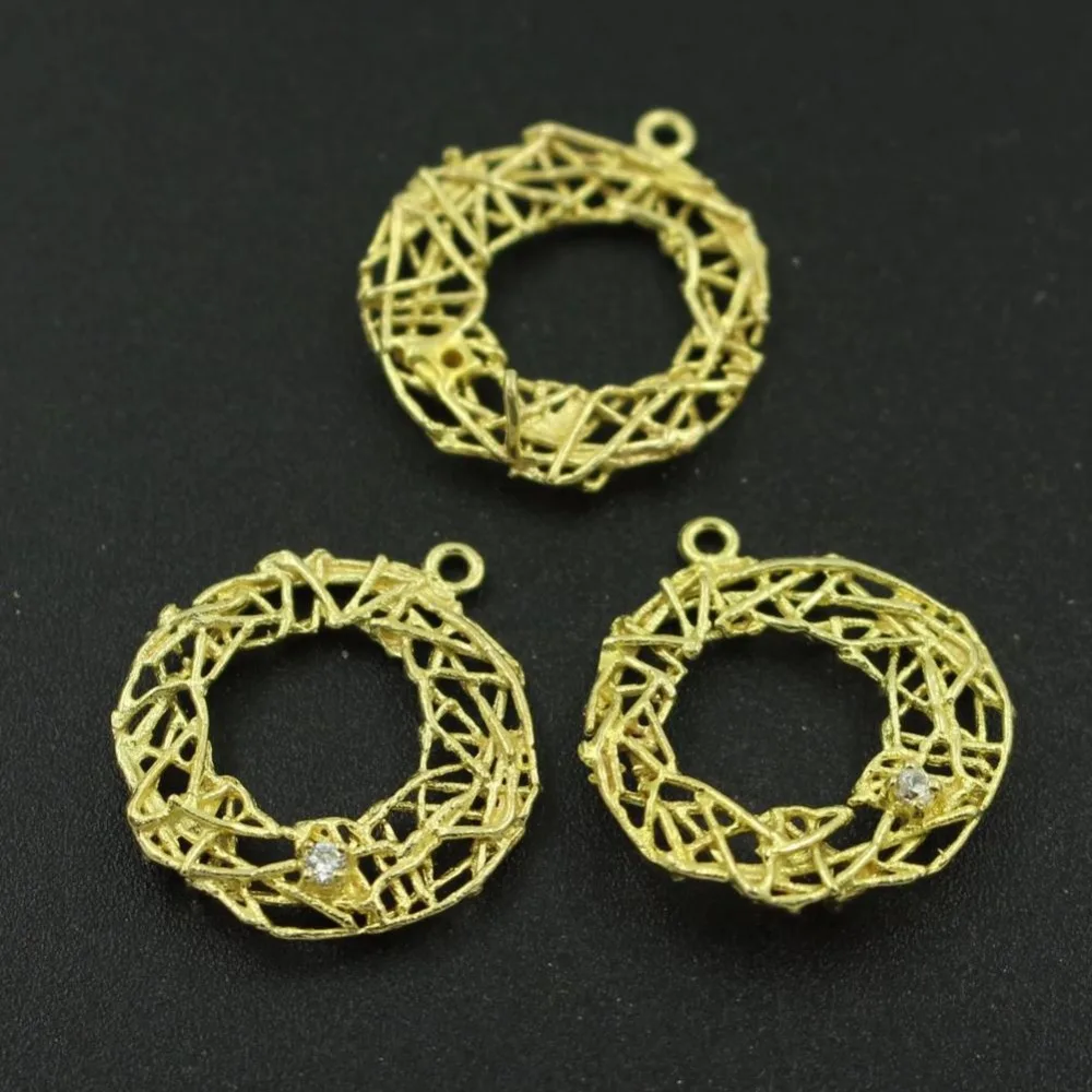 Круглые квадратные овальные соединители для звеньев латунные металлические