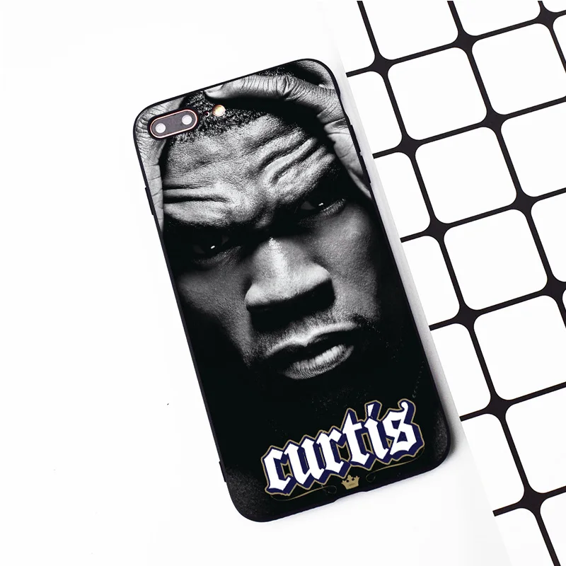 M365 50 Cent Black Soft TPU Silicone Case Cover For Apple iPhone 11 Pro XR XS Max X 8 7 6 6S Plus 5 5S 5G SE |
