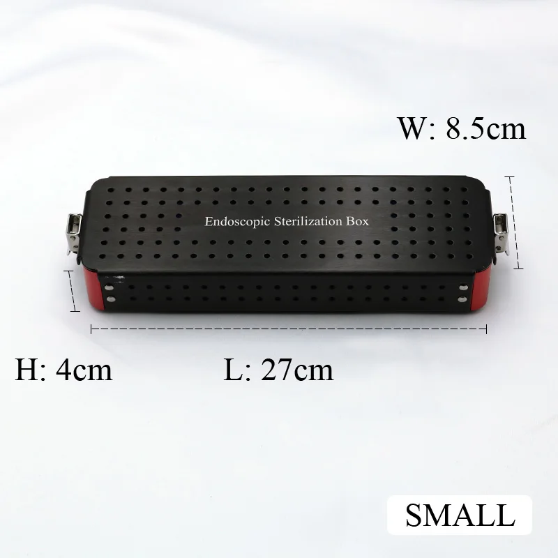 small Алюминиевый сплав синус эндоскопа коробка для стерилизации высокой температуры и высокого давления хирургический инструмент коробка для стерилизации - Цвет: small