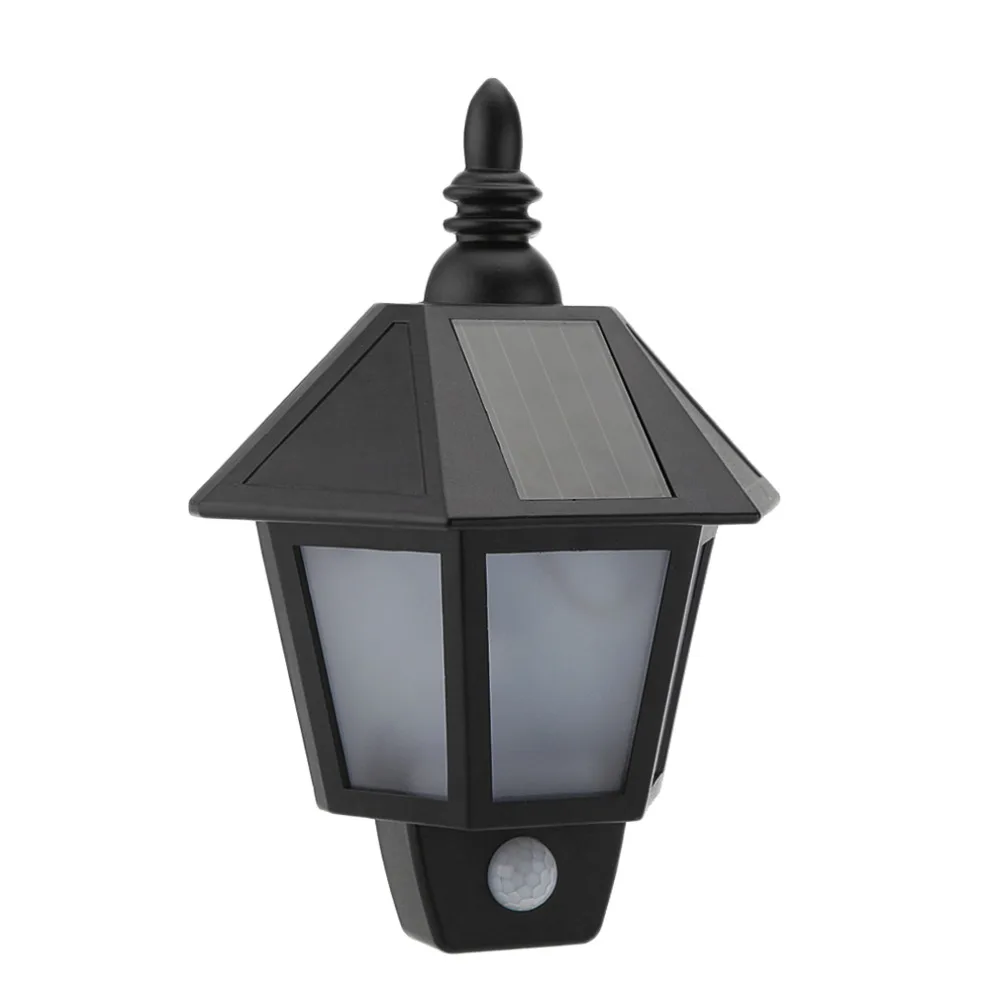 Светодиодный уличный солнечный светильник с датчиком движения настенный