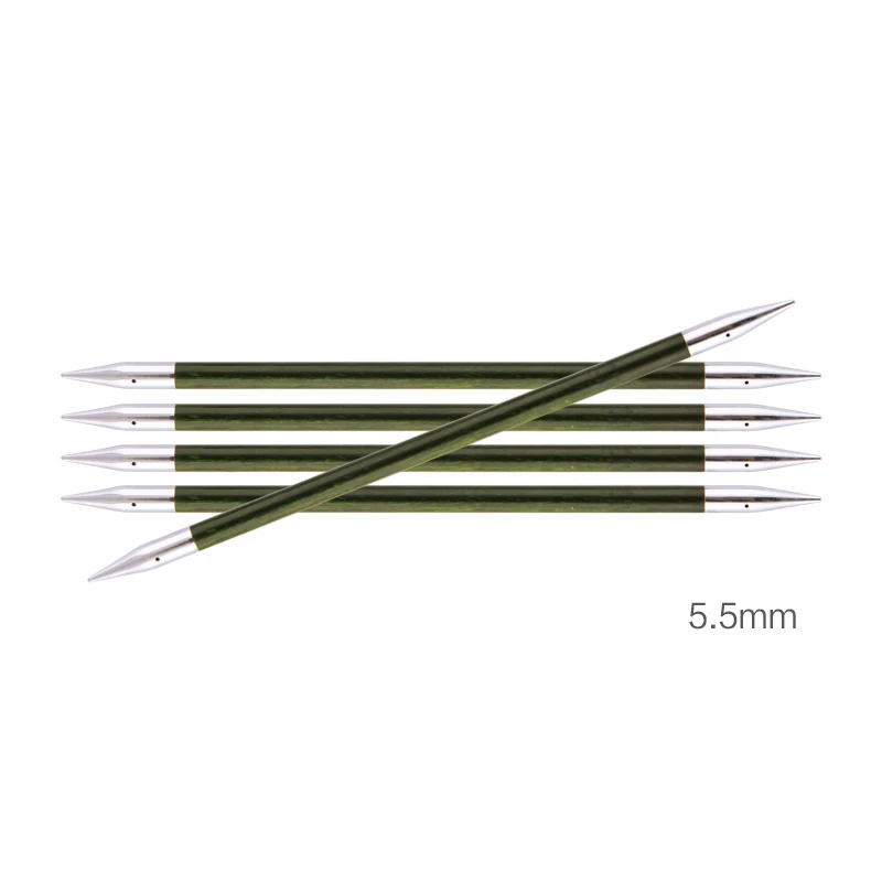5.5mm 1 шт. Knitpro Royale 15 см двойная остроконечная вязальная игла - Цвет: 5.5mm