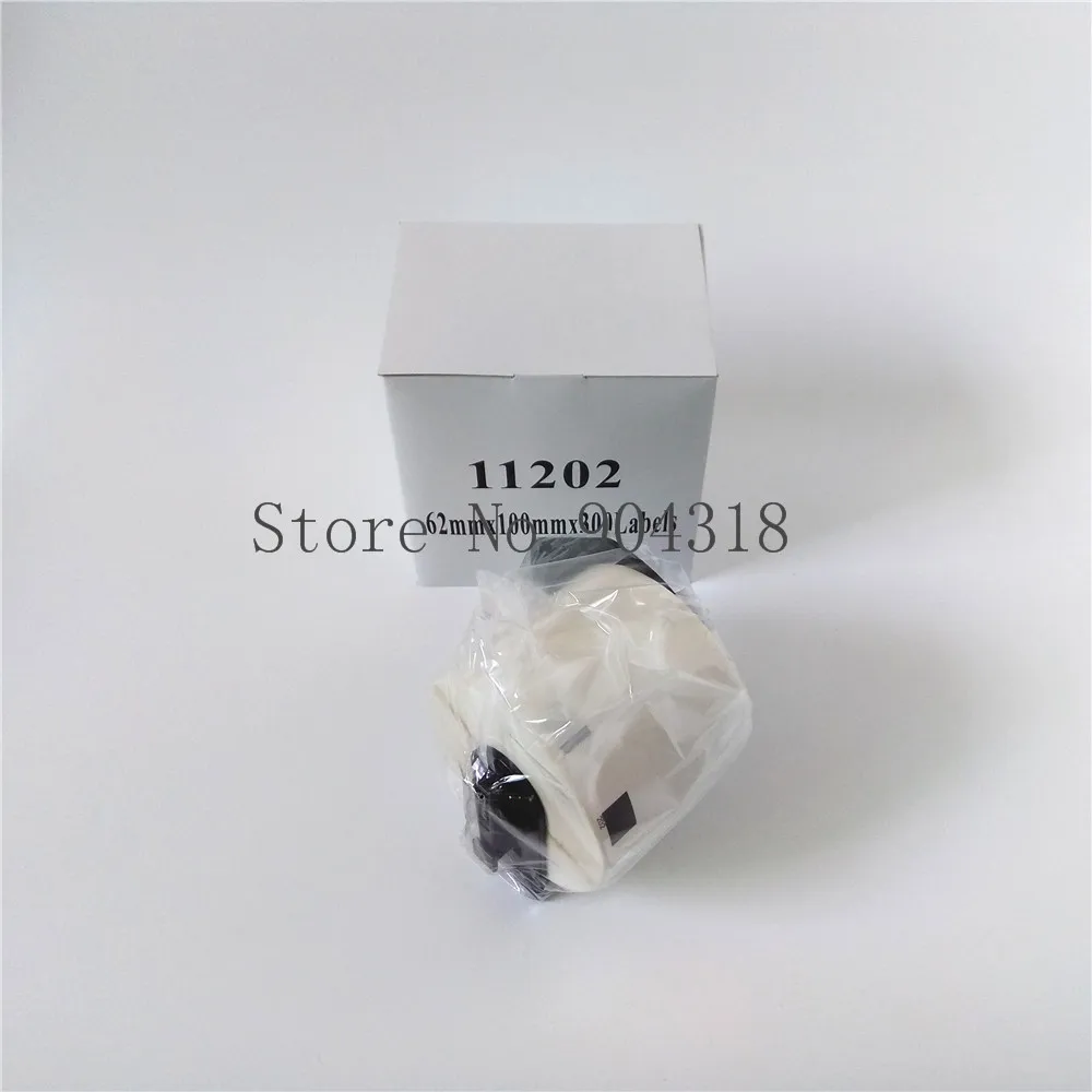 Совместимые Этикетки Brother DK 11202 20 x рулонов 62 мм 100 2 3/7 ''x 4'' 1202 принтер для