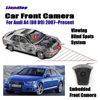 car front logo grill camera for audi a4 b8 b9 2007 present 2018 2017 not reverse rearview parking cam wide angle