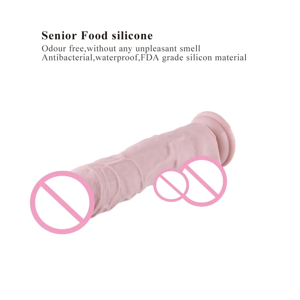 Фаллоимитатор соответствующий стандарту FDA силиконовый длина 26 см диаметр 4 5