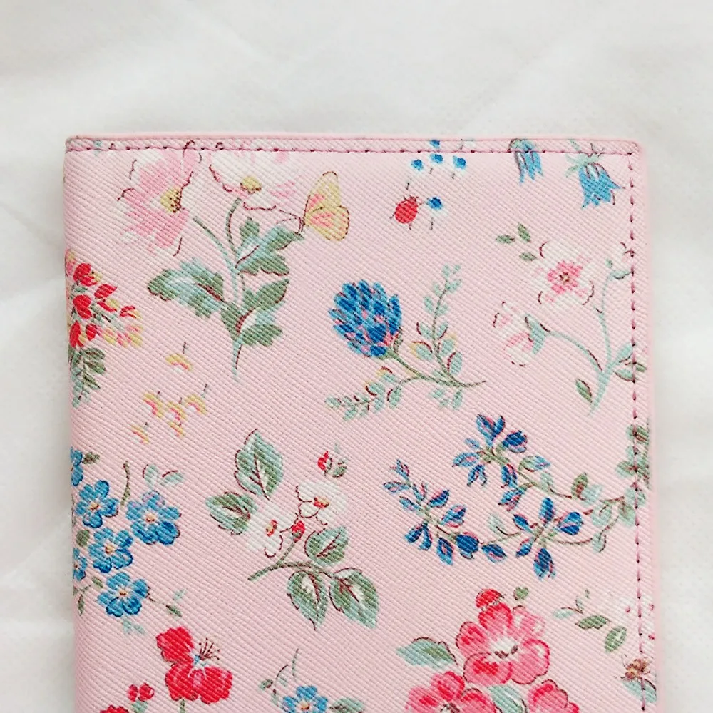 2020 цветочный Держатель для паспорта женщин Дорожные Сумки из искусственной кожи