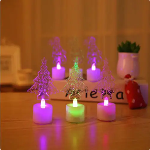 Электронная Рождественская елка ночник LED Романтичный подарок изменение