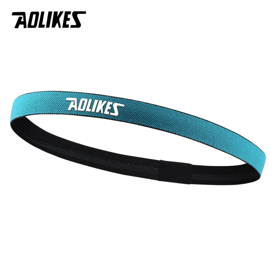 04 AOLIKES 1 шт. нейлоновая Эластичная головная повязка Нескользящая для мужчин и женщин для йоги повязки для волос бегущие потовые повязки повязка на голову для фитнеса - Цвет: 04