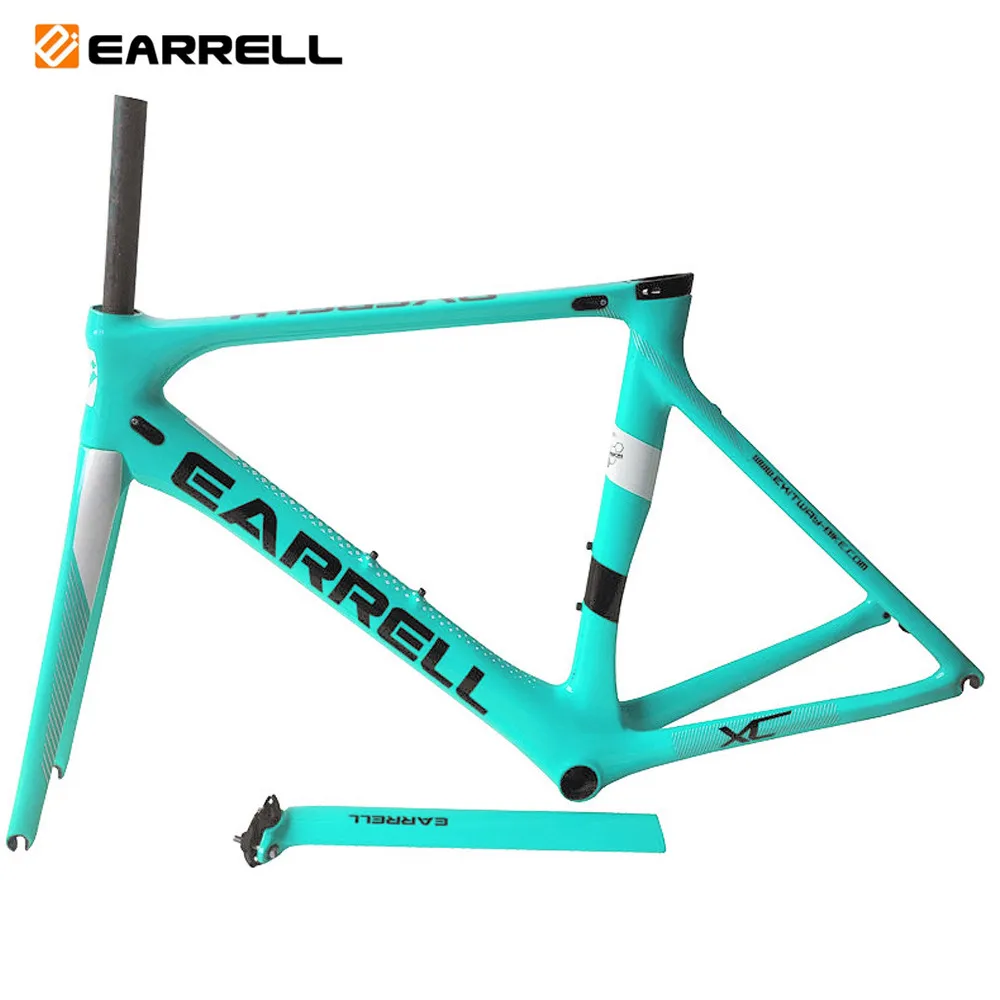 2019 Earrell T800 UD глянцевая поверхность дорожный велосипед карбоновая рама под заказ