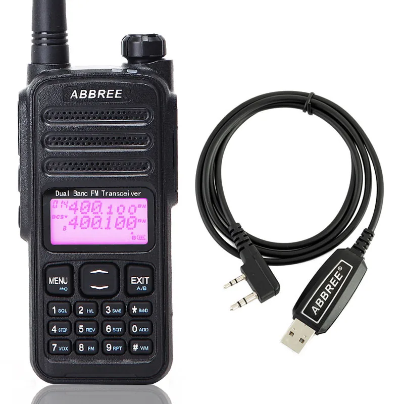 ABBREE AR-52 Walkie Talkie дуплексный перекрестный ретранслятор UHF VHF двухдиапазонный