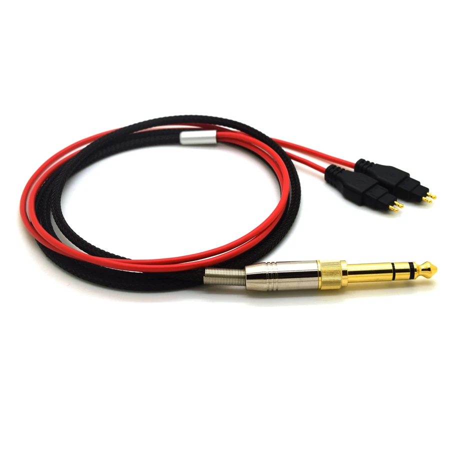 Кабель для Sennheiser наушники HD600 HD650 HD525 HD545 HD565 HD580 наушников Замена аудиокабеля шнуры 3,5 мм до 6,35 мм Jack