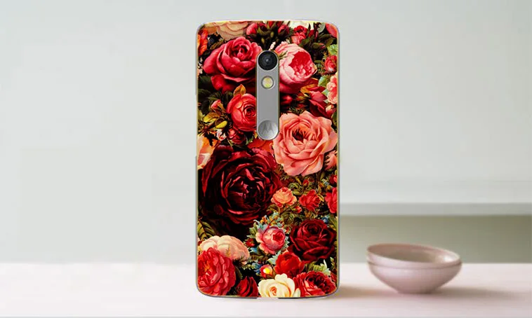 14 стилей Модный популярный чехол сделай сам с рисунком для Motorola Moto X Play задней