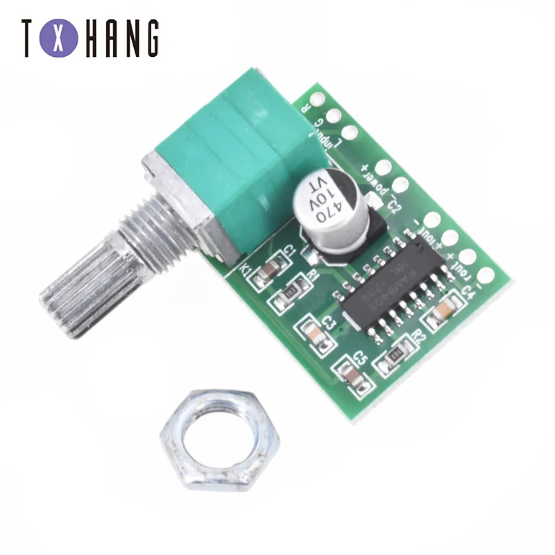 Плата цифрового усилителя мощности PAM8403 миниатюрная класса D 2*3 Вт 2 5 ~ В