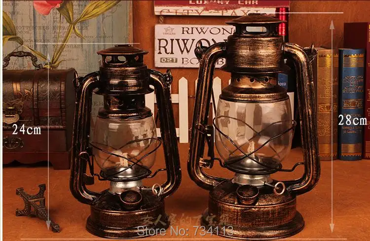 Керосиновая лампа классический винтажный старомодный светильник для кемпинга