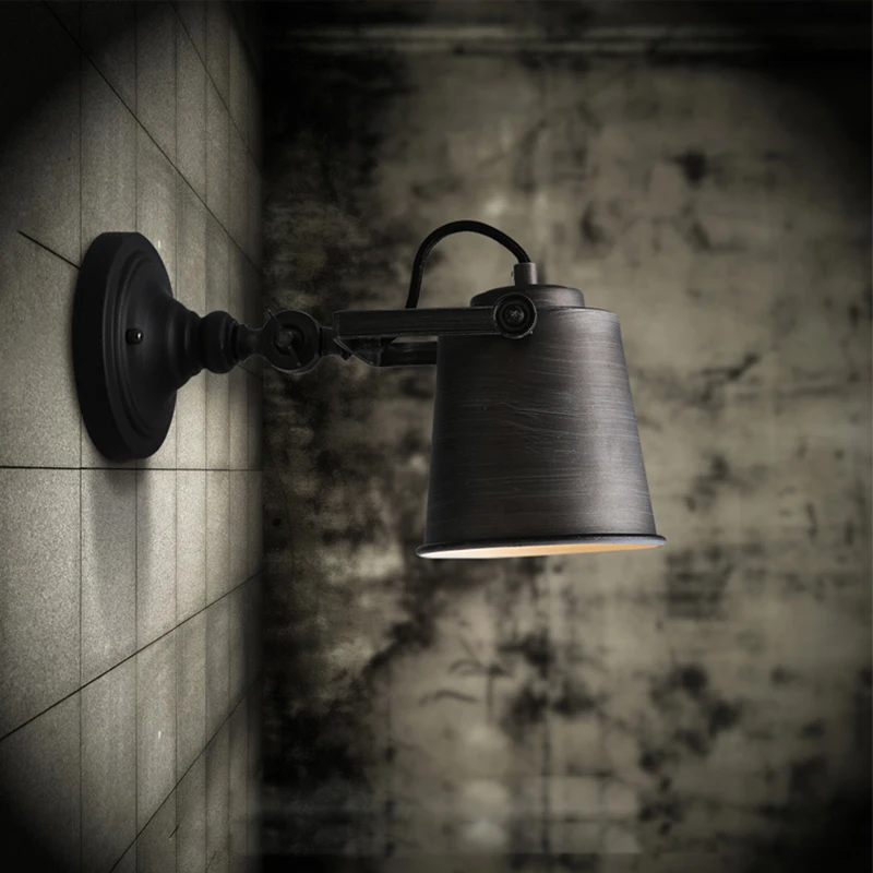 Американский кантри Винтаж Ретро Лофт Промышленные Регулируемые Настенные