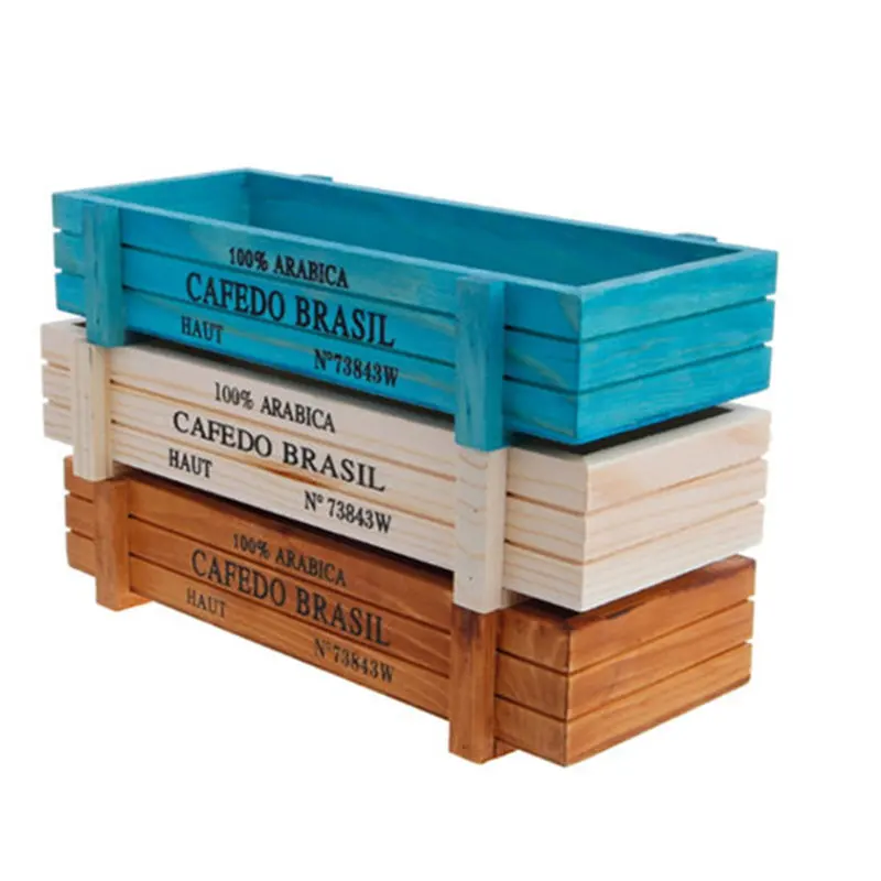 Hot New Fashion Wooden Multifunctional Storage Desk Box For Flowers Plants Potting Pen Organizer Garden Home Decoration | Дом и сад