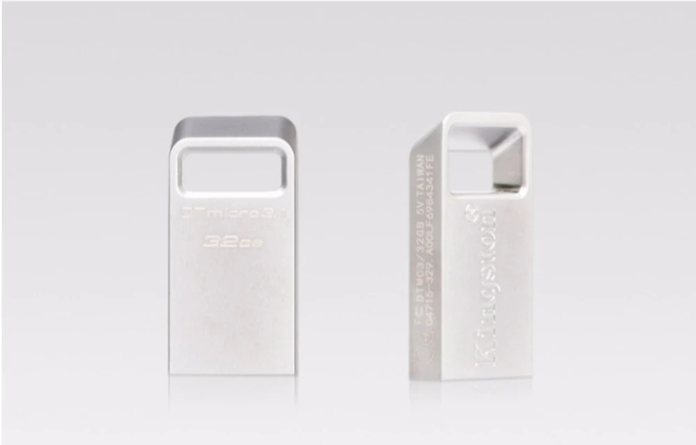 Kingston USB флеш-накопитель 16 ГБ 32 ГБ 64 ГБ 128 ГБ USB 3,1 флеш-накопитель диск металлический cle Флешка флеш-карта памяти U диск