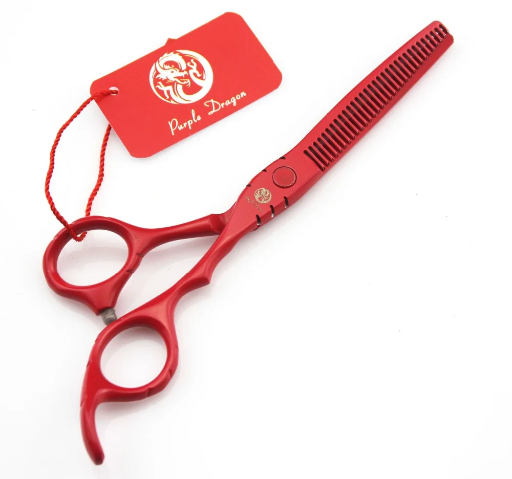 Парикмахерские ножницы JP 440C 62HRC для Красной краски 6 дюймов 508 #|cutting scissors|hairdressing