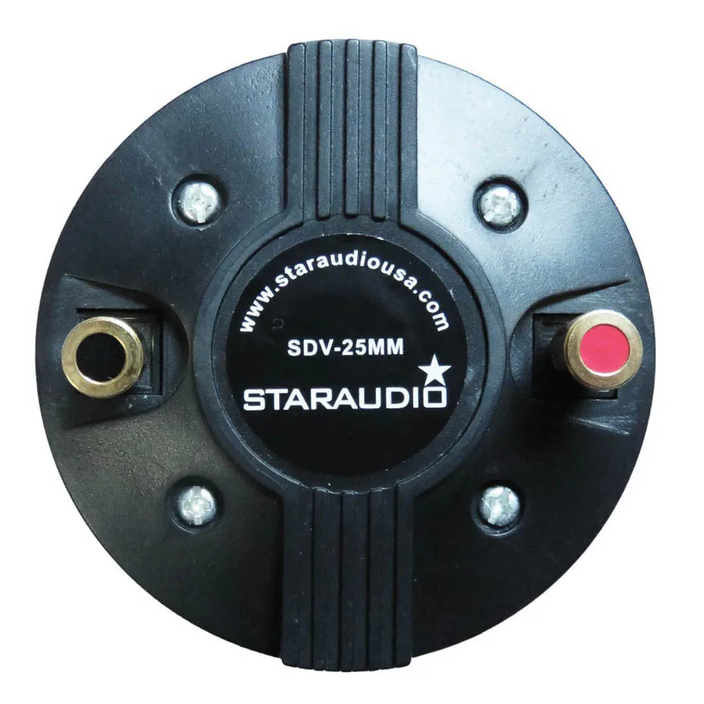 STARAUDIO 25 мм 8 Ом 1000 Вт DJ PA Динамик с откручиваемым титановым звуком|tweeter driver|8 ohmspeaker