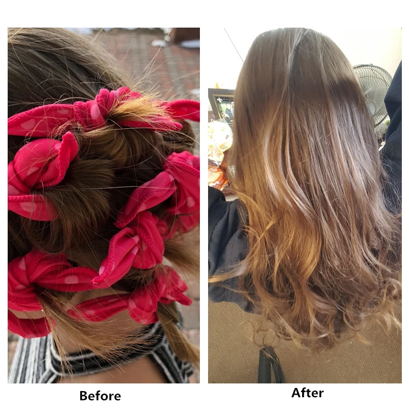 Фабричный выпуск 6 шт./компл. мягкий спонж для волос волшебные бигуди сна ролики