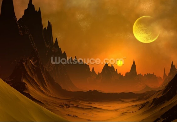 Custom papel de parede infantil Fantasy Alien Planet.3D wallpaper for children's room living sofa wall Embossed | Обустройство