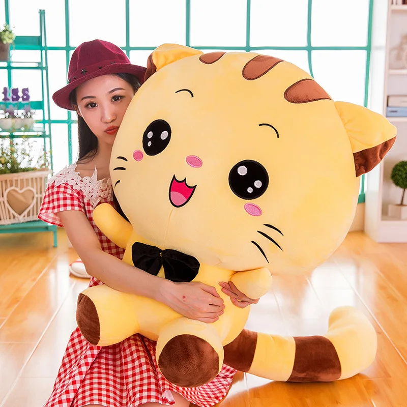 Meng Mengda Stuffed &amp Plush Animals rice cat big face plush toy children doll couple holiday birthday gift sale | Игрушки и хобби