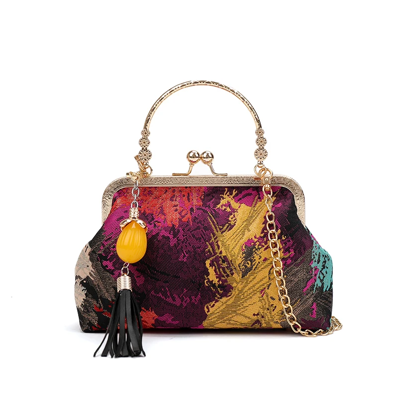 2018 новая сумочка женская сумка китайский Стиль знаменитости Cheongsam мини