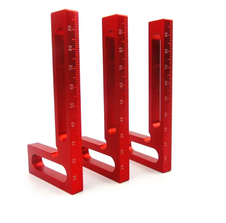 Лазерная гравировальная Алюминиевая линейка деревообрабатывающий измеритель