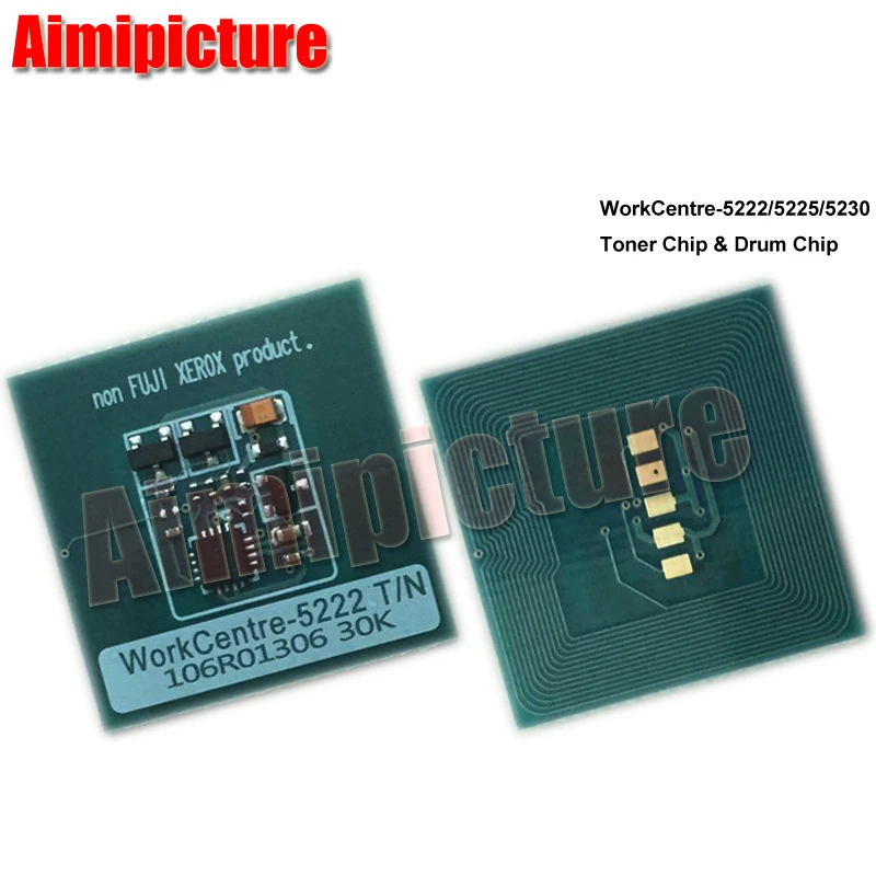 Чип 30K 106R01306 для Xerox WorkCentre WC5222 5222 WC5225 5225 WC5230 5230 чип сброса тонера 5 шт./лот|Чип