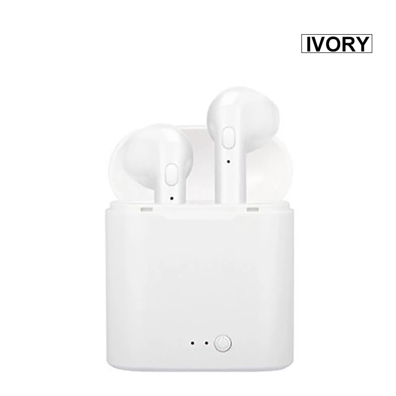 I7S TWS mini Bluetooth 5 0 наушники двусторонний звонок с микрофоном беспроводная зарядная