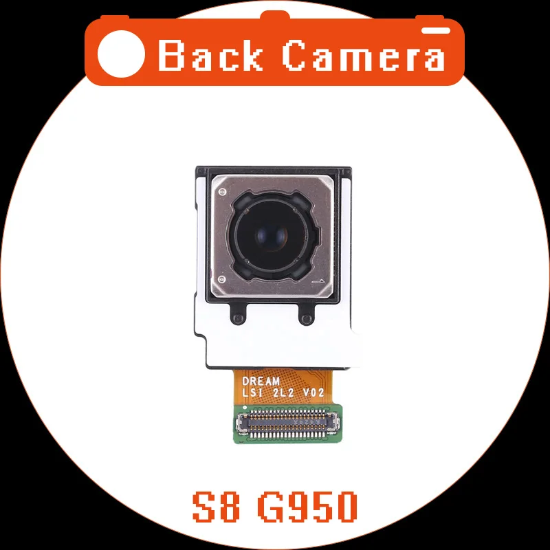 10 шт./лот сзади Камера модуль для Samsung Galaxy S8 G950U G950F S8 плюс G955U G955F задней камер тыловая камера Замена
